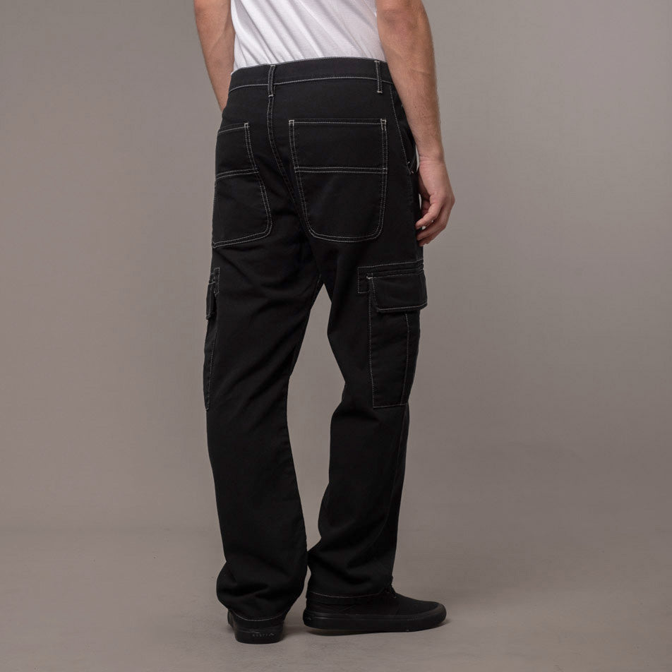 Jean Rusty Stranger Cargo Contrast Black