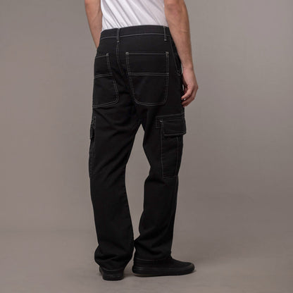 Jean Rusty Stranger Cargo Contrast Black
