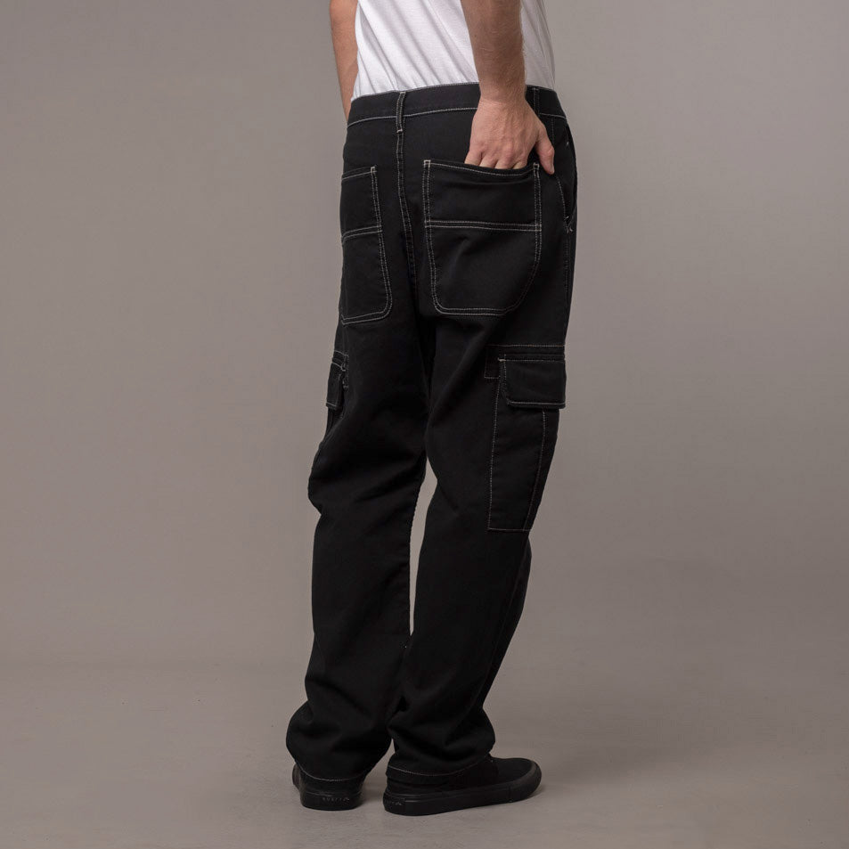 Jean Rusty Stranger Cargo Contrast Black