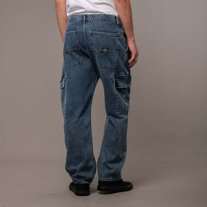 Jean Rusty Stranger Cargo Middy Blue