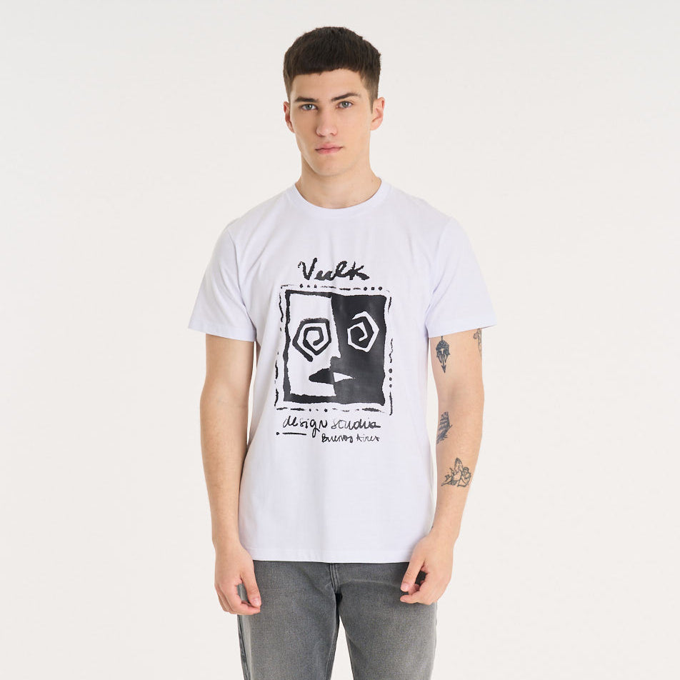 Remera Mc Vulk Studio Tee White