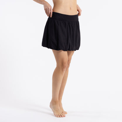 Pollera Rusty Summer Court Low Rise Bubble Skirt Ld Black