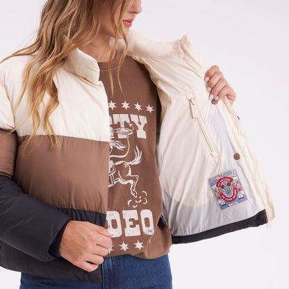 Campera Abrigo Rusty Summit Puffer Ld Multi