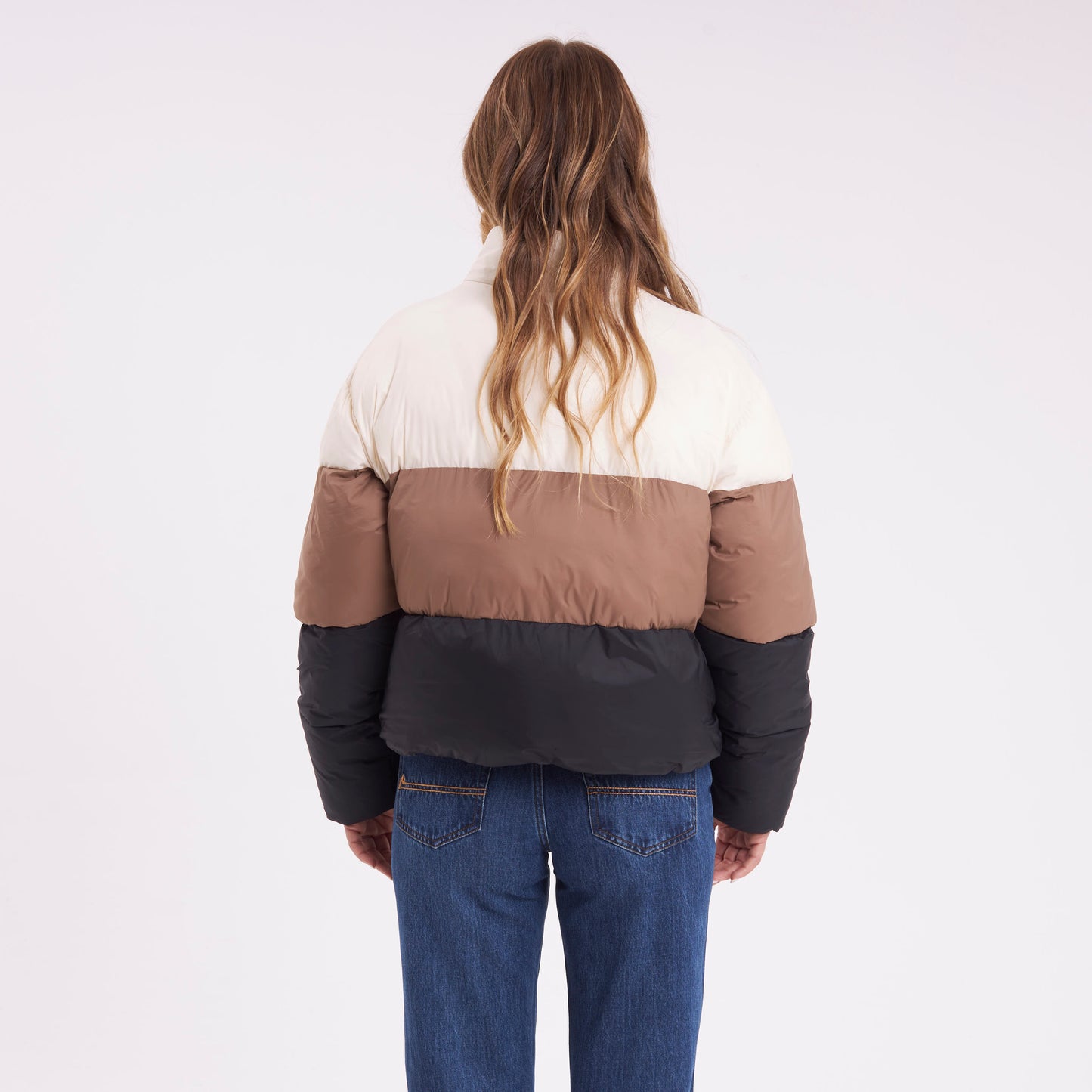 Campera Abrigo Rusty Summit Puffer Ld Multi