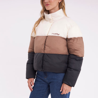 Campera Abrigo Rusty Summit Puffer Ld Multi