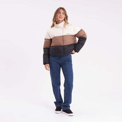 Campera Abrigo Rusty Summit Puffer Ld Multi