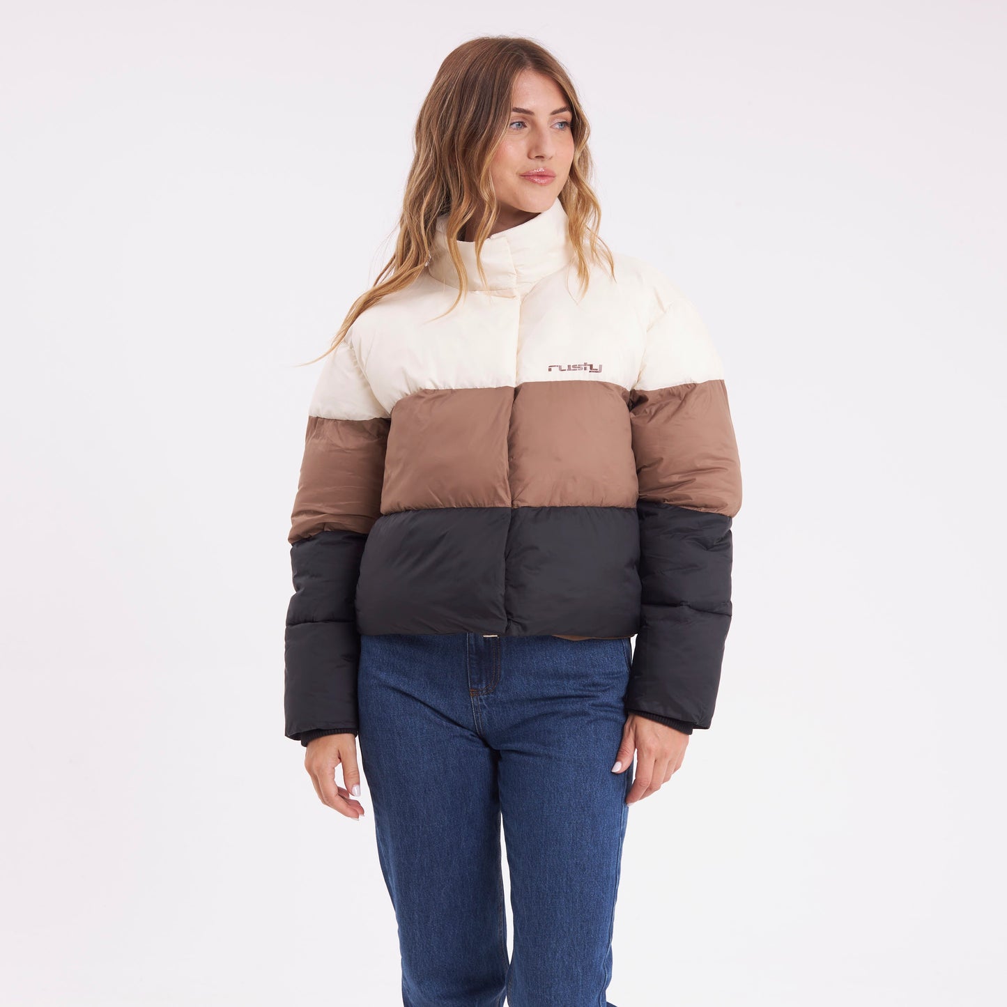 Campera Abrigo Rusty Summit Puffer Ld Multi