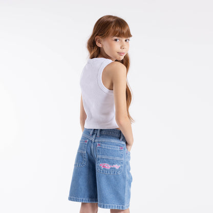 Musculosa Rusty Sunset Racer Tank Girls White