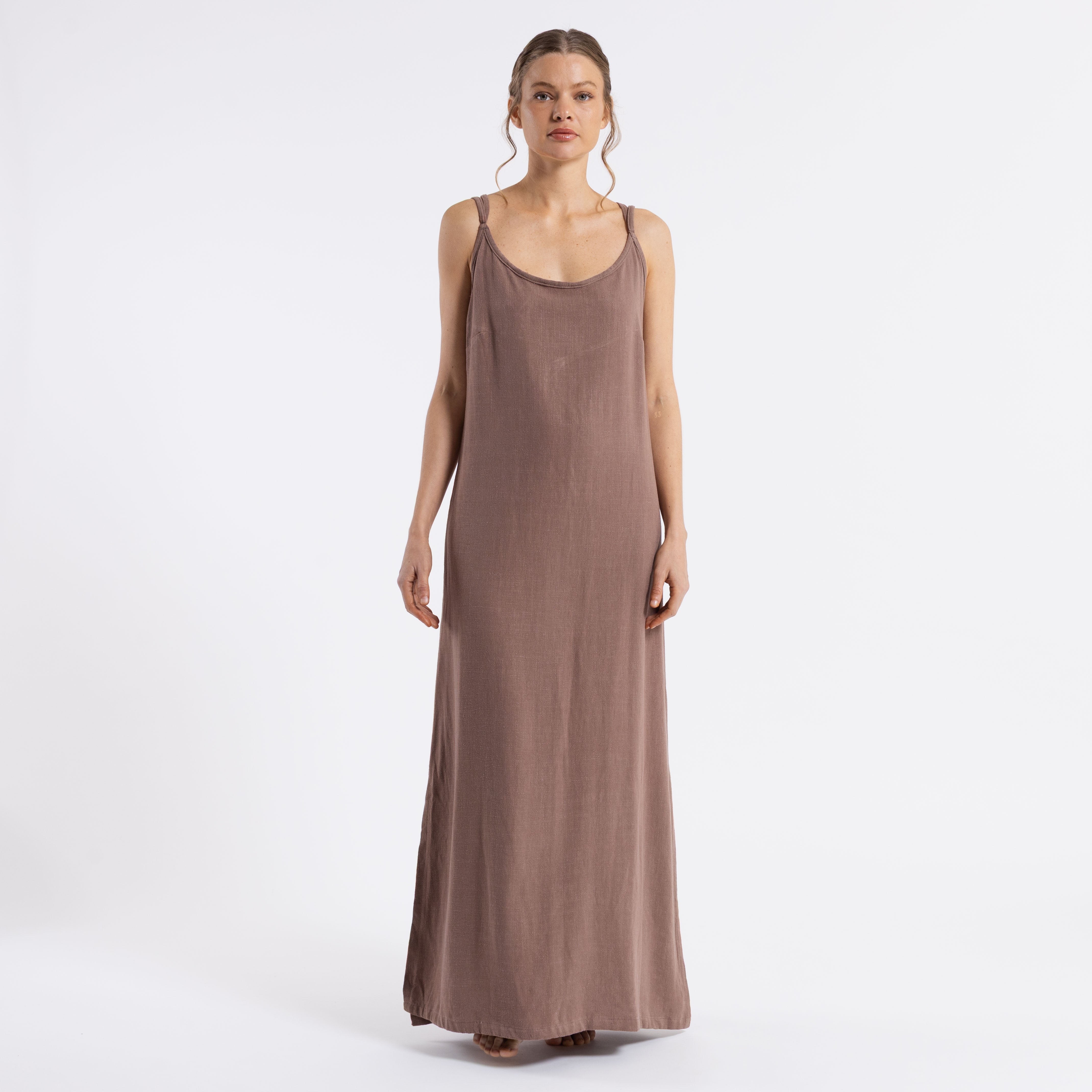 Vestido Rusty Sunset Slip Maxi Dress Ld Pinecone