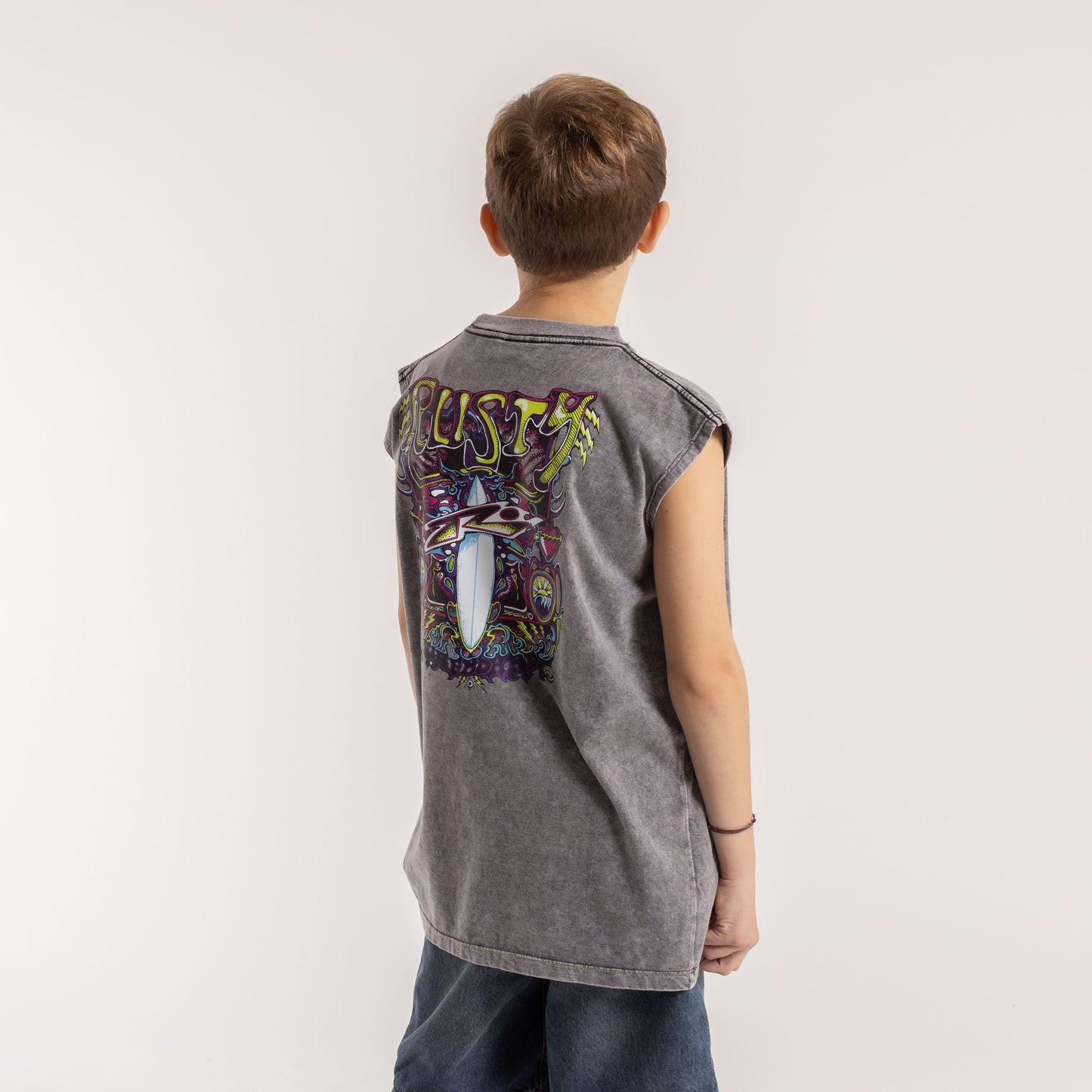 Musculosa Rusty Surf Frames Muscle Jr Process Black