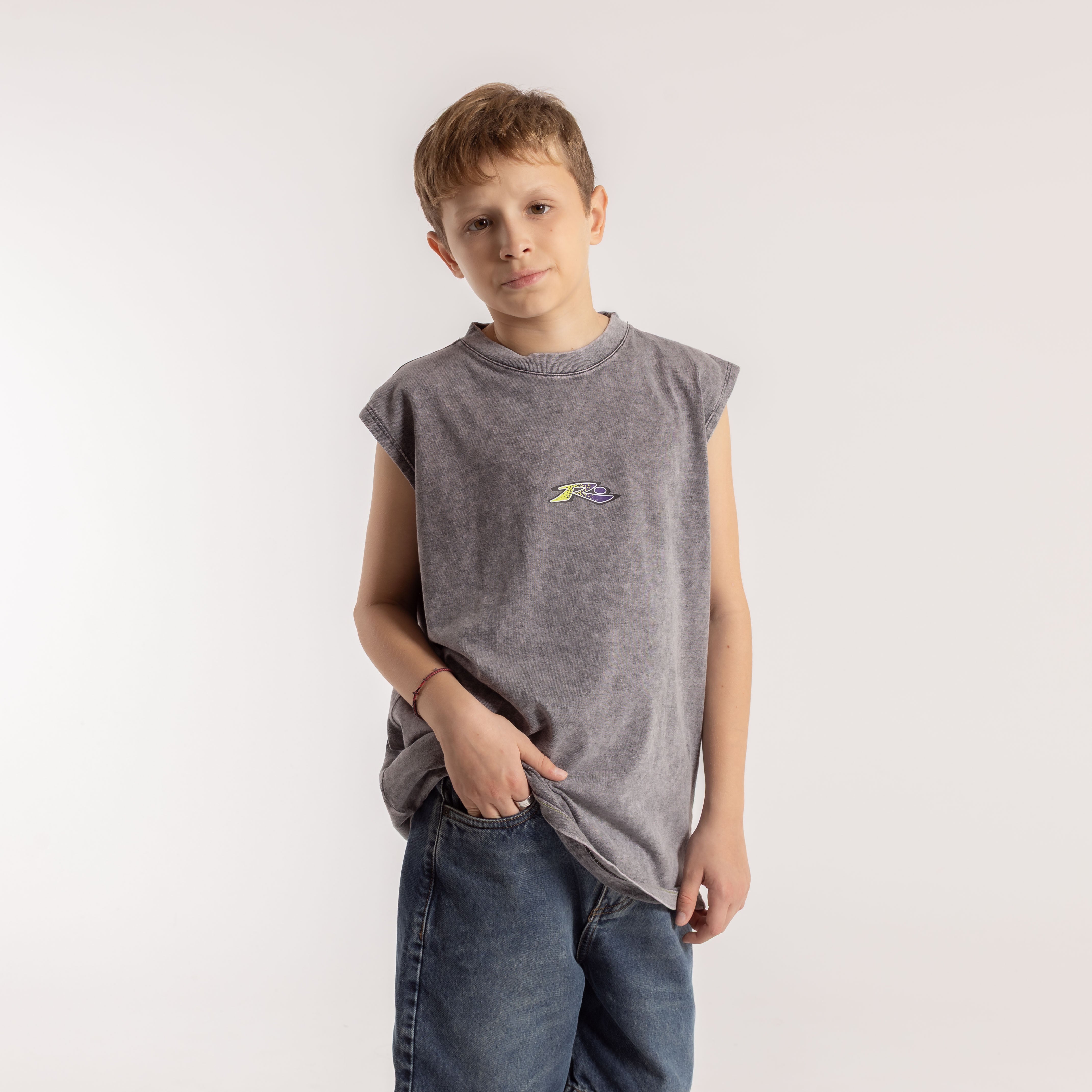 Musculosa Rusty Surf Frames Muscle Jr Process Black