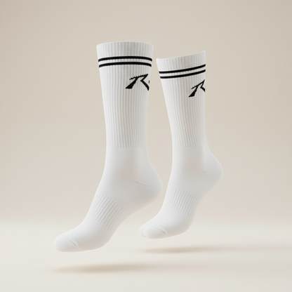 Medias Rusty Comp Mid Calf 4-Sock Pack White 1