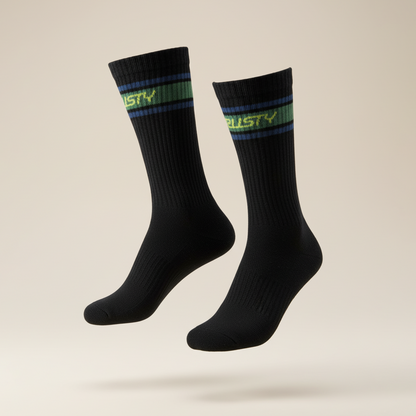Medias Rusty Pit Crew Mid Calf 3-Sock Pack Multi