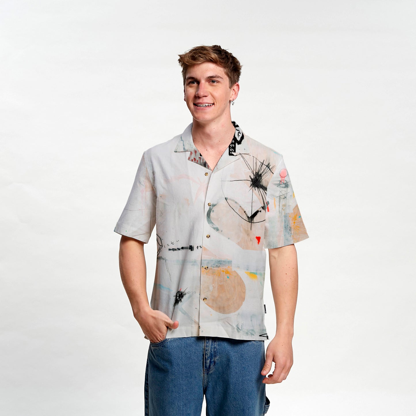 Camisa Mc Rusty Slave To The Wave Shirt Fullprint