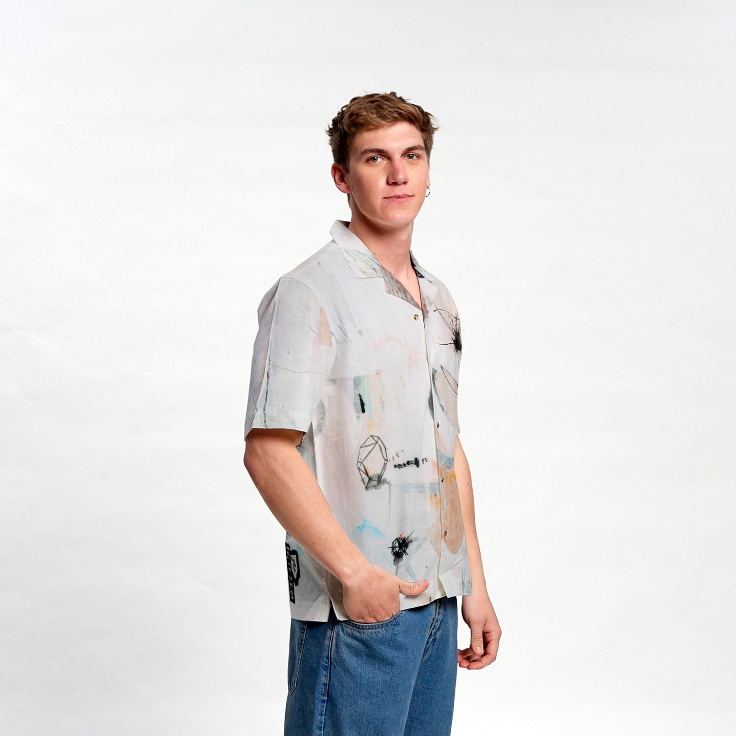 Camisa Mc Rusty Slave To The Wave Shirt Fullprint