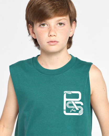 Muscle Rusty Snakers Muscle Jr Green Bel