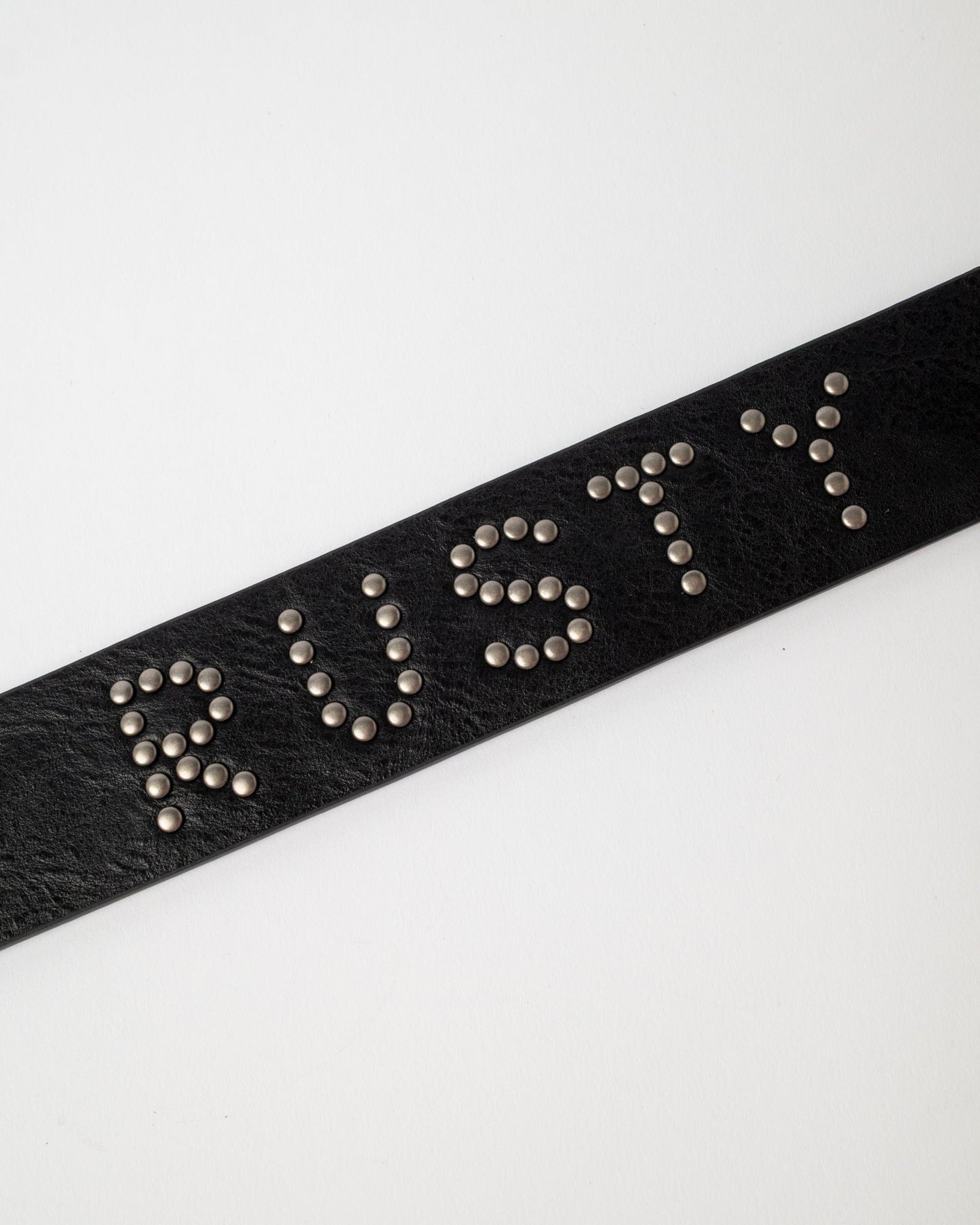 Cinturon Rusty Tease Leather Stud Belt Black