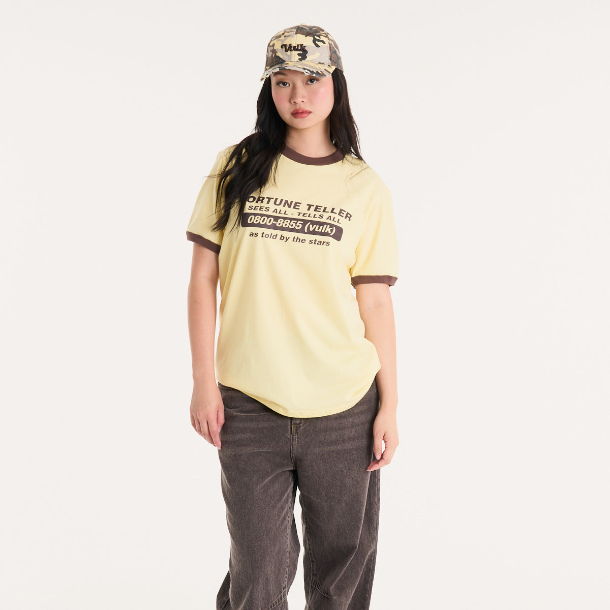 Remera Mc Vulk Teller Tee Pastel Yellow