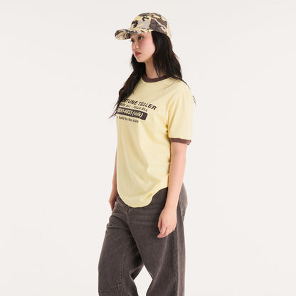 Remera Mc Vulk Teller Tee Pastel Yellow