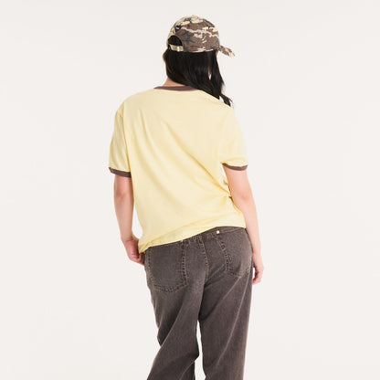 Remera Mc Vulk Teller Tee Pastel Yellow
