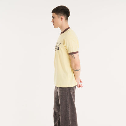 Remera Mc Vulk Teller Tee Pastel Yellow