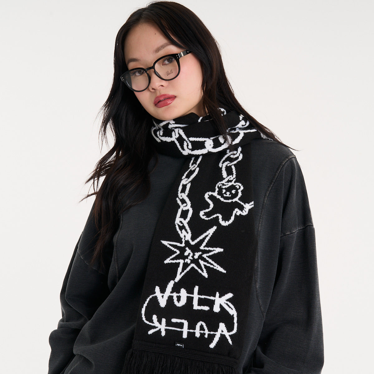 Bufanda Vulk The Chain Scarf Black