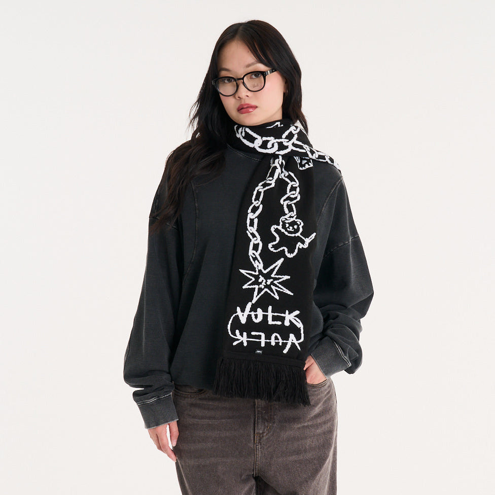 Bufanda Vulk The Chain Scarf Black
