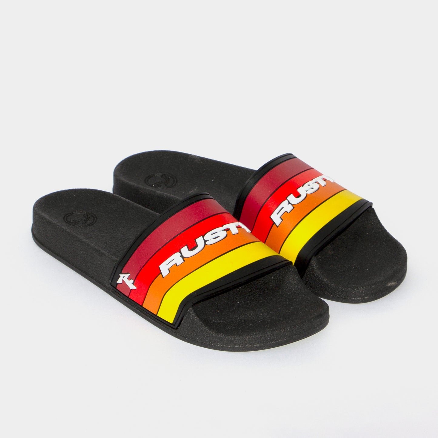 Ojotas Rusty The Rainbow Slide Jr Black