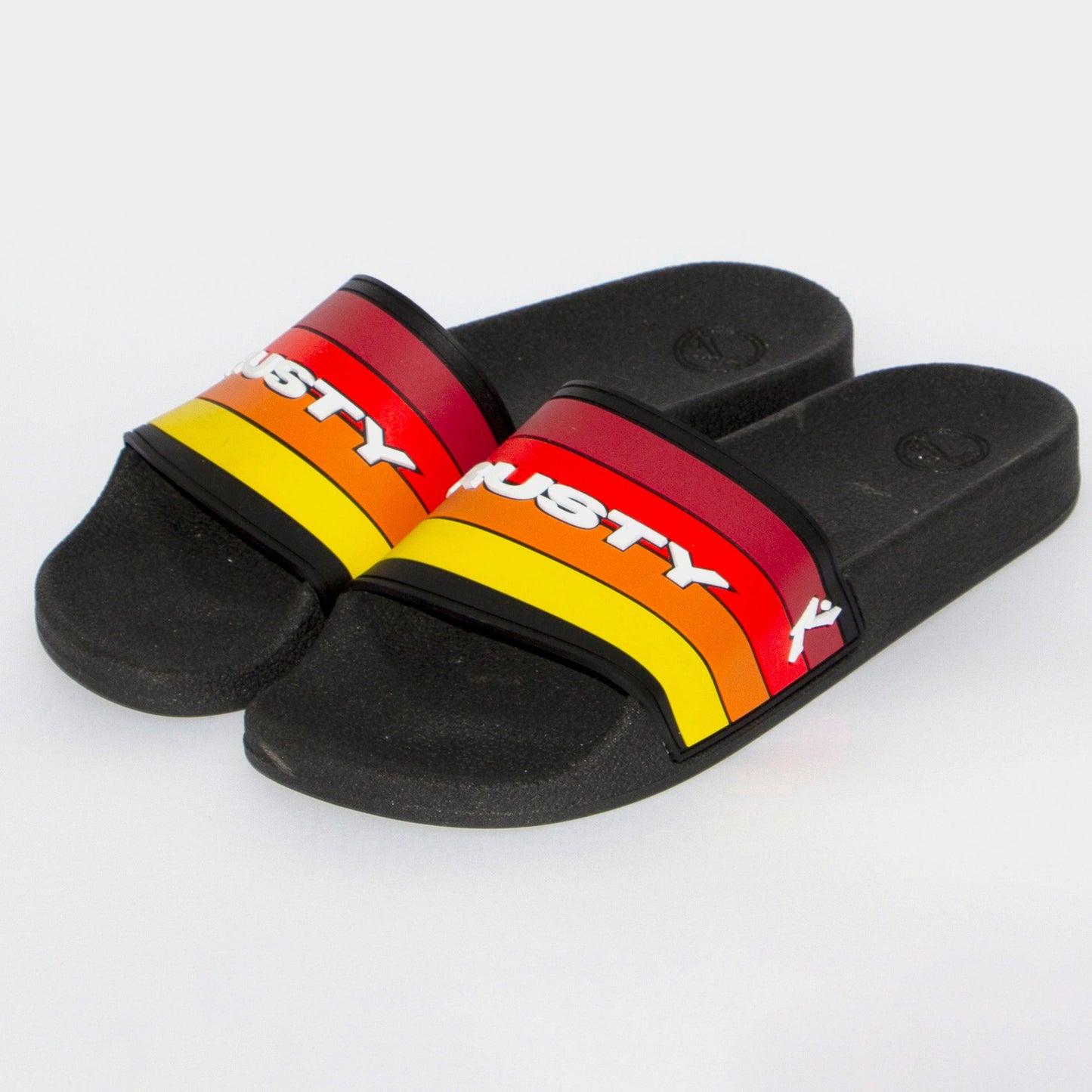 Ojotas Rusty The Rainbow Slide Black