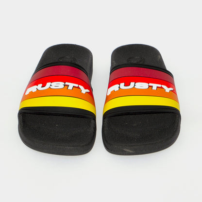 Ojotas Rusty The Rainbow Slide Black