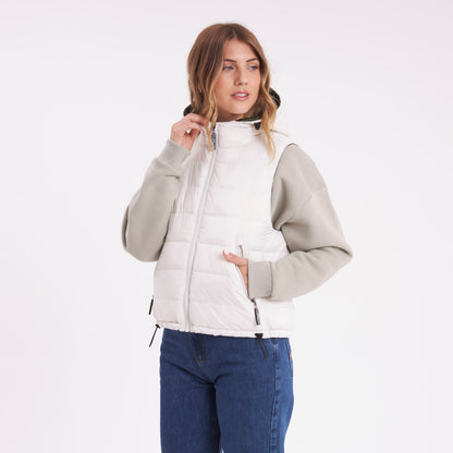 Chaleco Rusty The Secret Rever Puffer Vest Ld Snow White