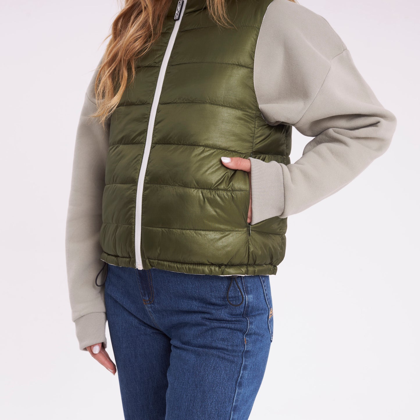 Chaleco Rusty The Secret Rever Puffer Vest Ld Snow White