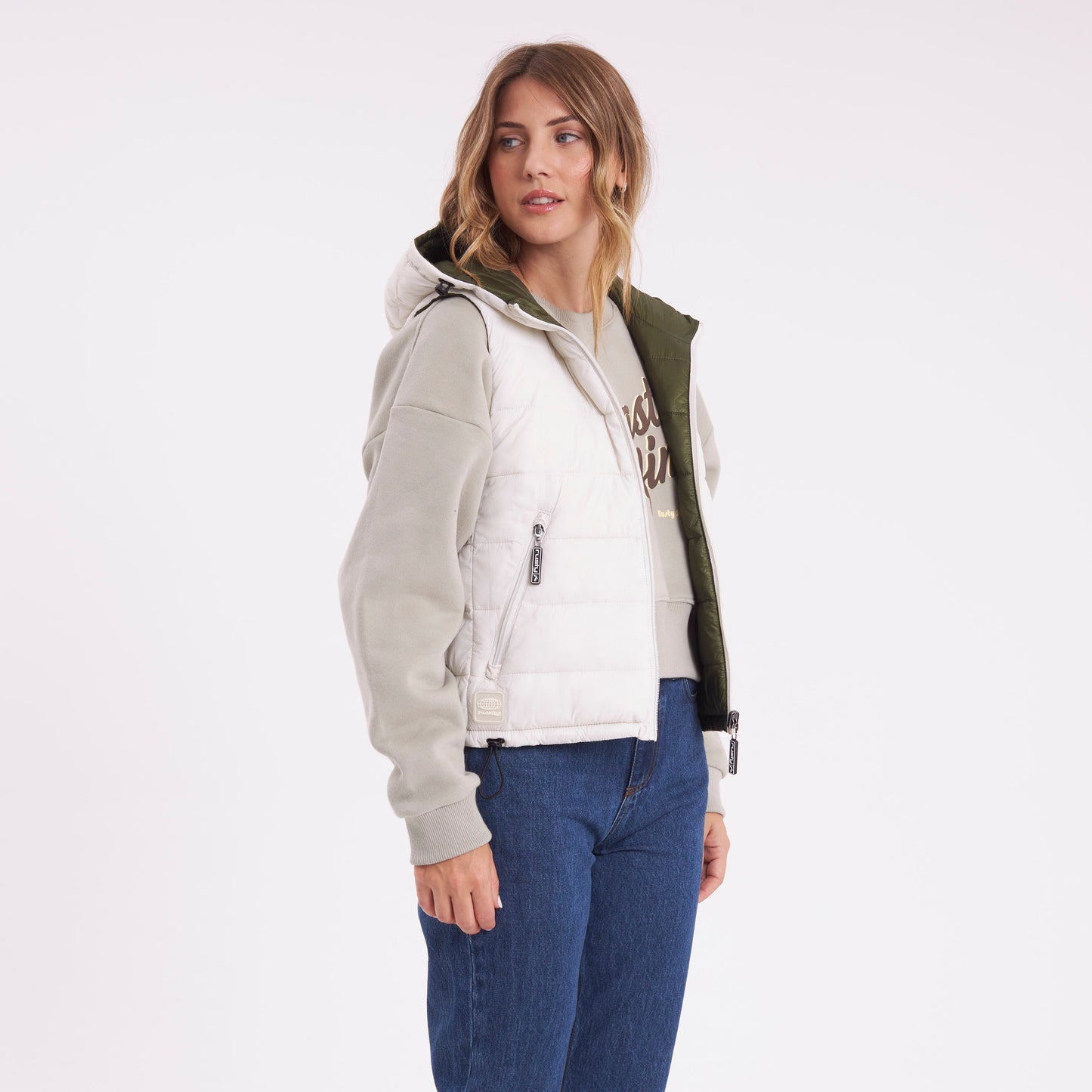 Chaleco Rusty The Secret Rever Puffer Vest Ld Snow White