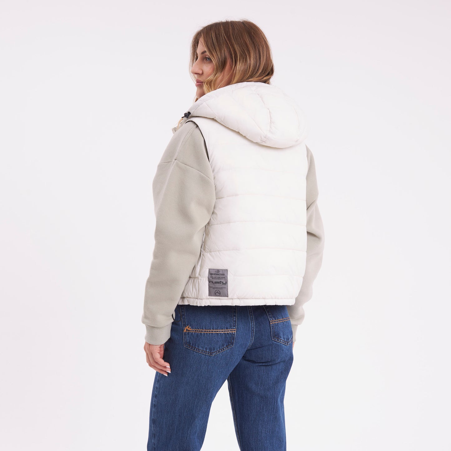 Chaleco Rusty The Secret Rever Puffer Vest Ld Snow White