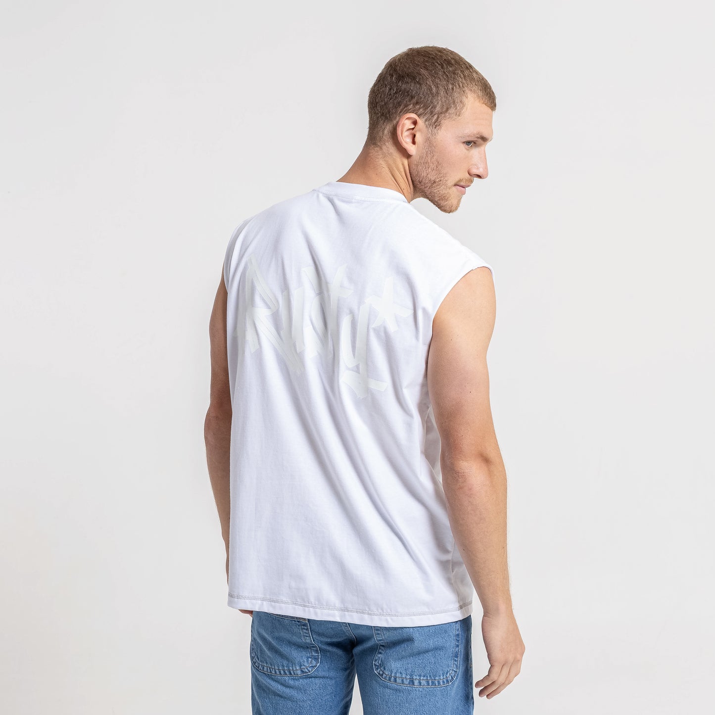 Musculosa Rusty The Sign Muscle White