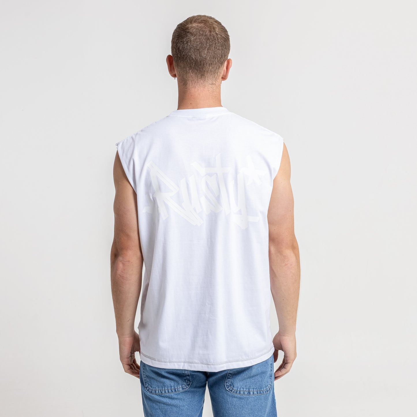 Musculosa Rusty The Sign Muscle White