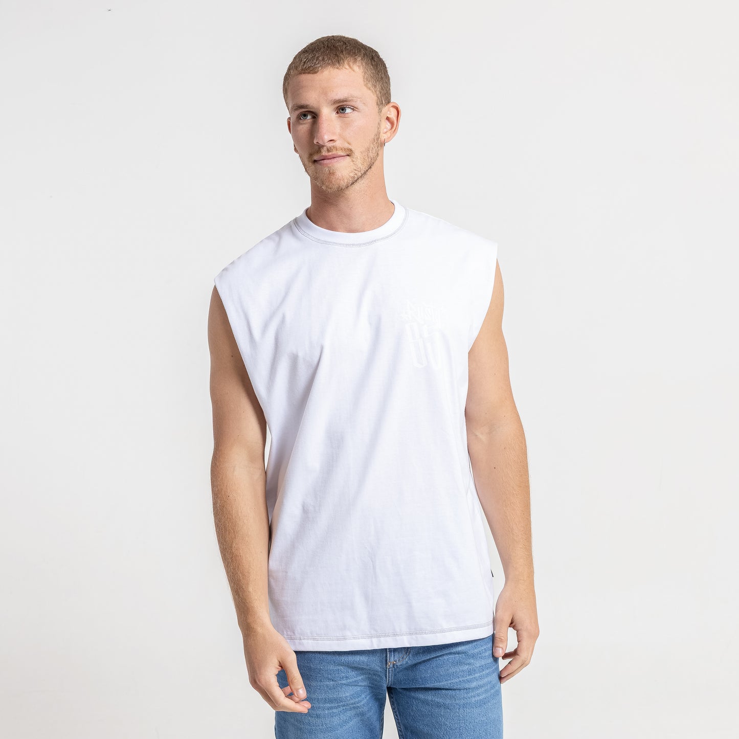 Musculosa Rusty The Sign Muscle White