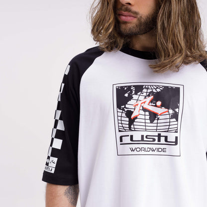 Remera Mc Rusty Tournament Tee White/Black