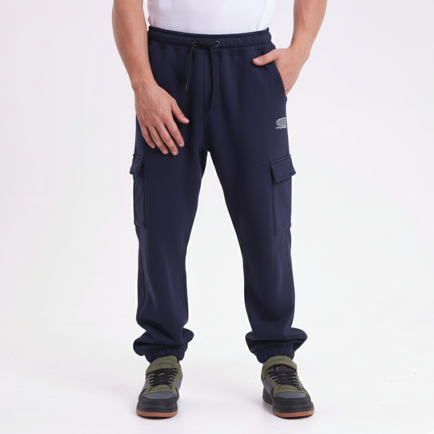 Jogging Rusty Trail Cargo Trackpant Jr Navy Blue