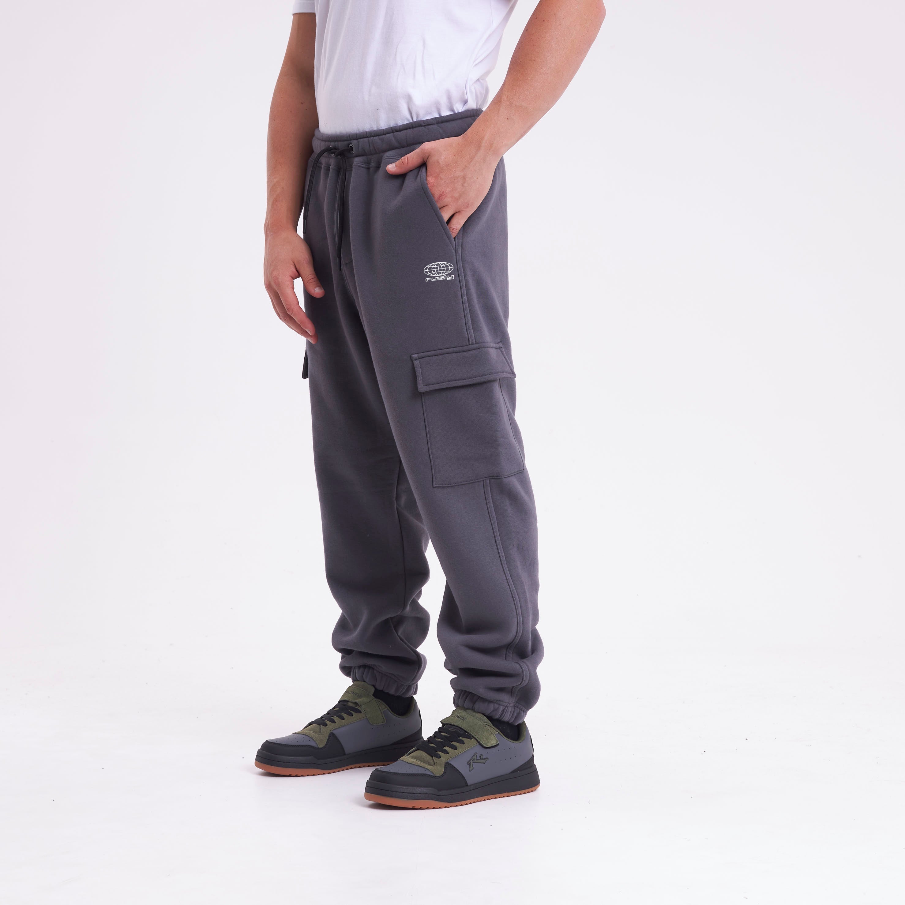 Jogging Rusty Trail Cargo Trackpant Dark Grey