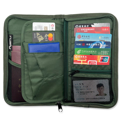 Mochila Rusty Travel Wallet B707 Olive