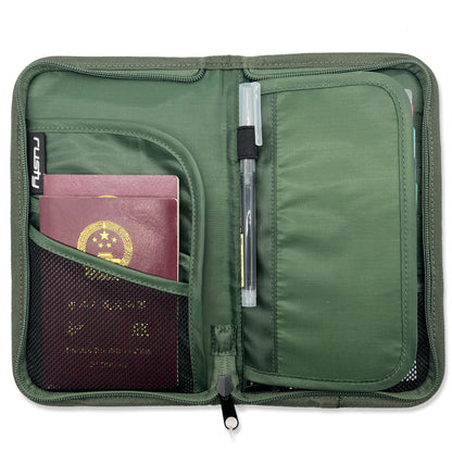 Mochila Rusty Travel Wallet B707 Olive