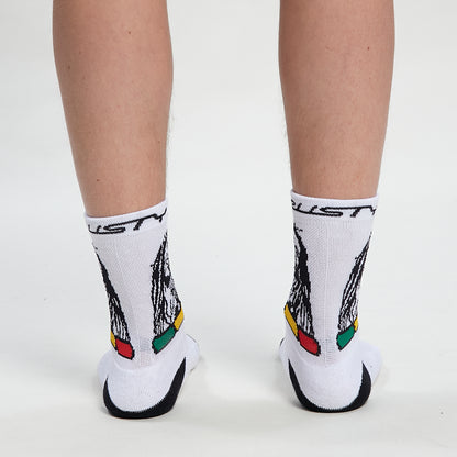 Medias Rusty Tribute Socks White