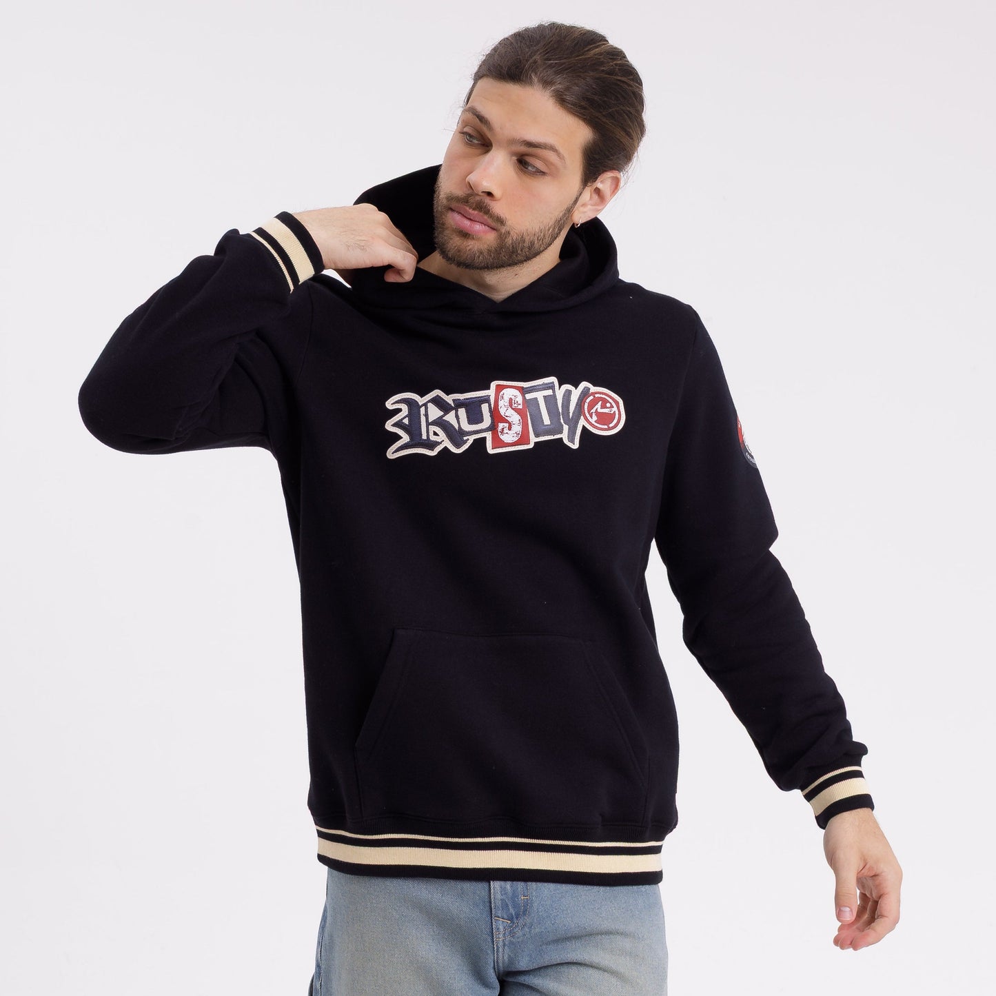 Canguro Rusty Triple Athletic Hood Black