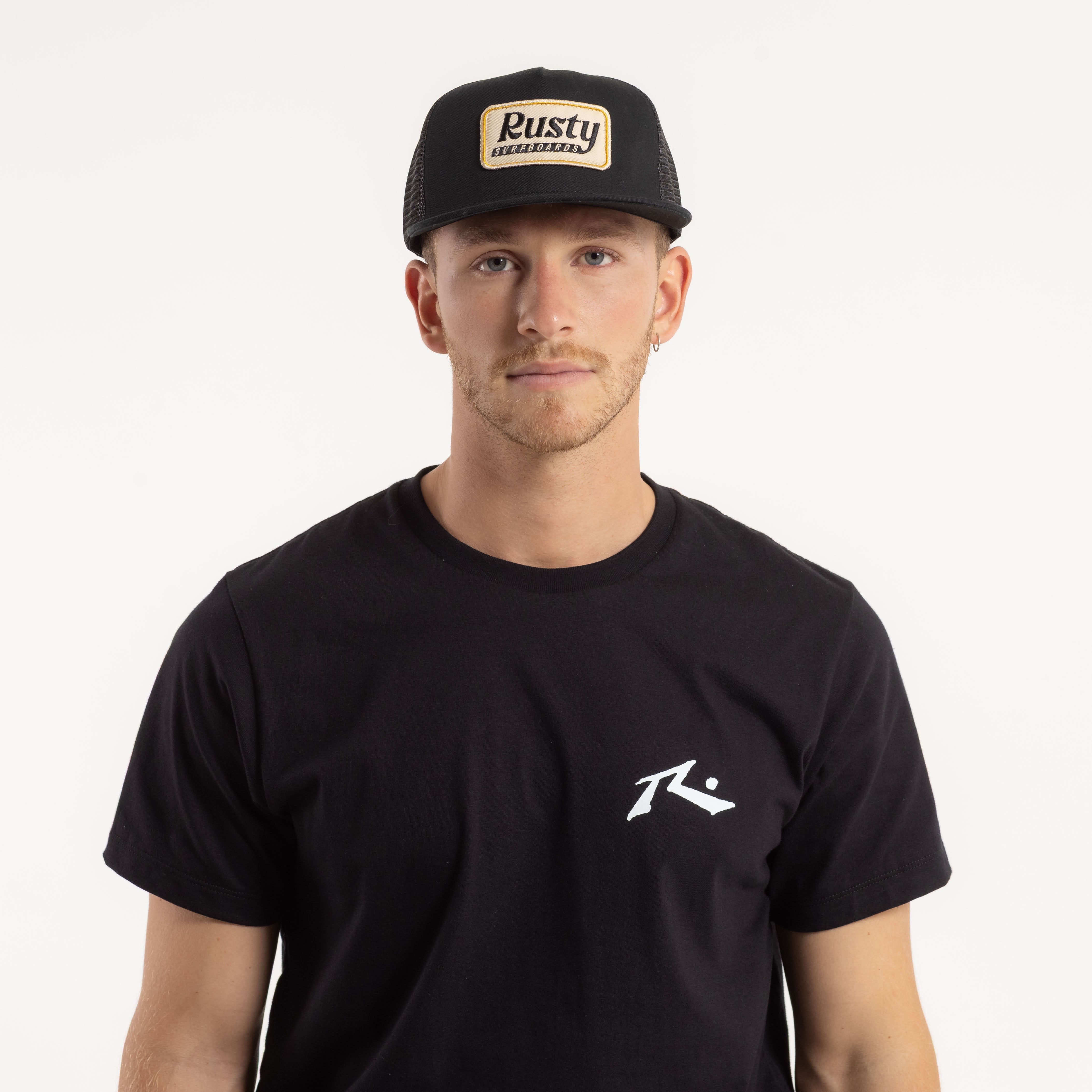 Gorra Rusty Tulsa Trucker Cap Black