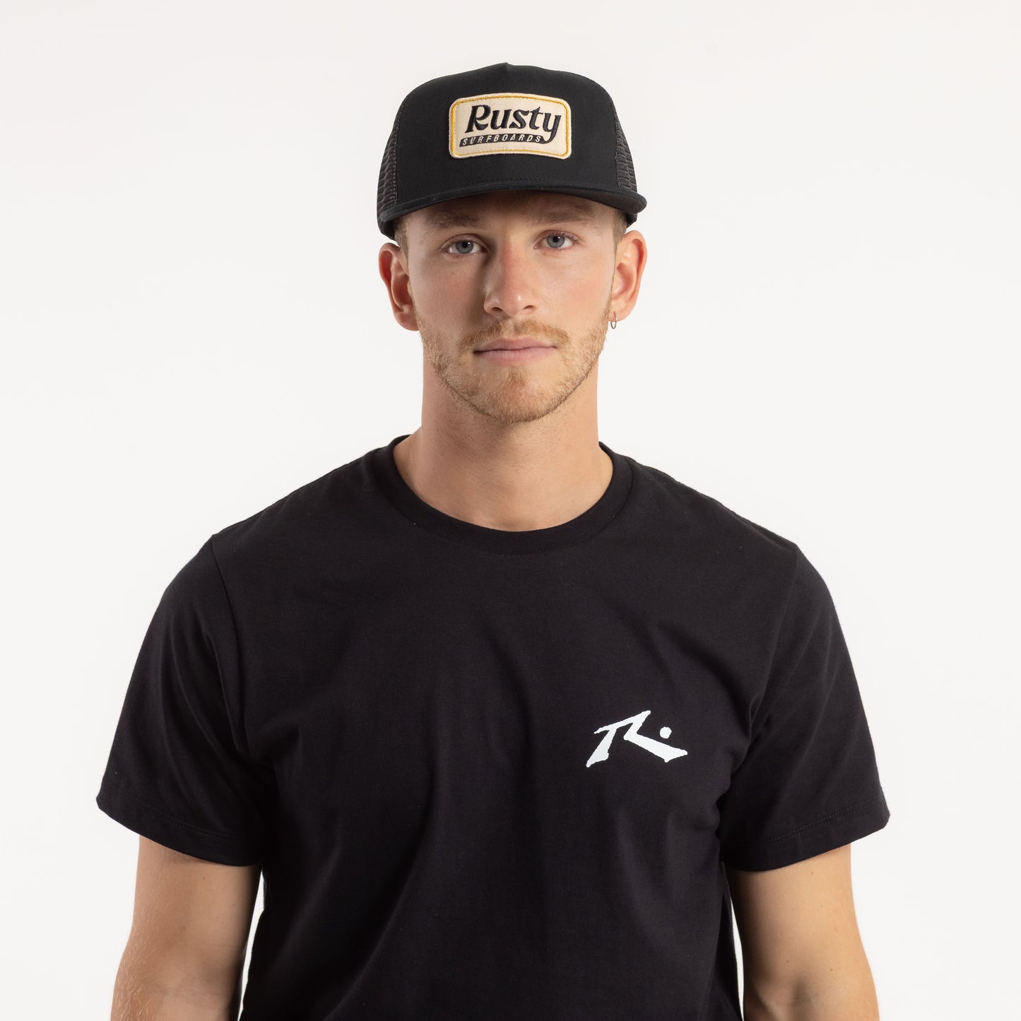 Gorra Rusty Tulsa Trucker Cap Black