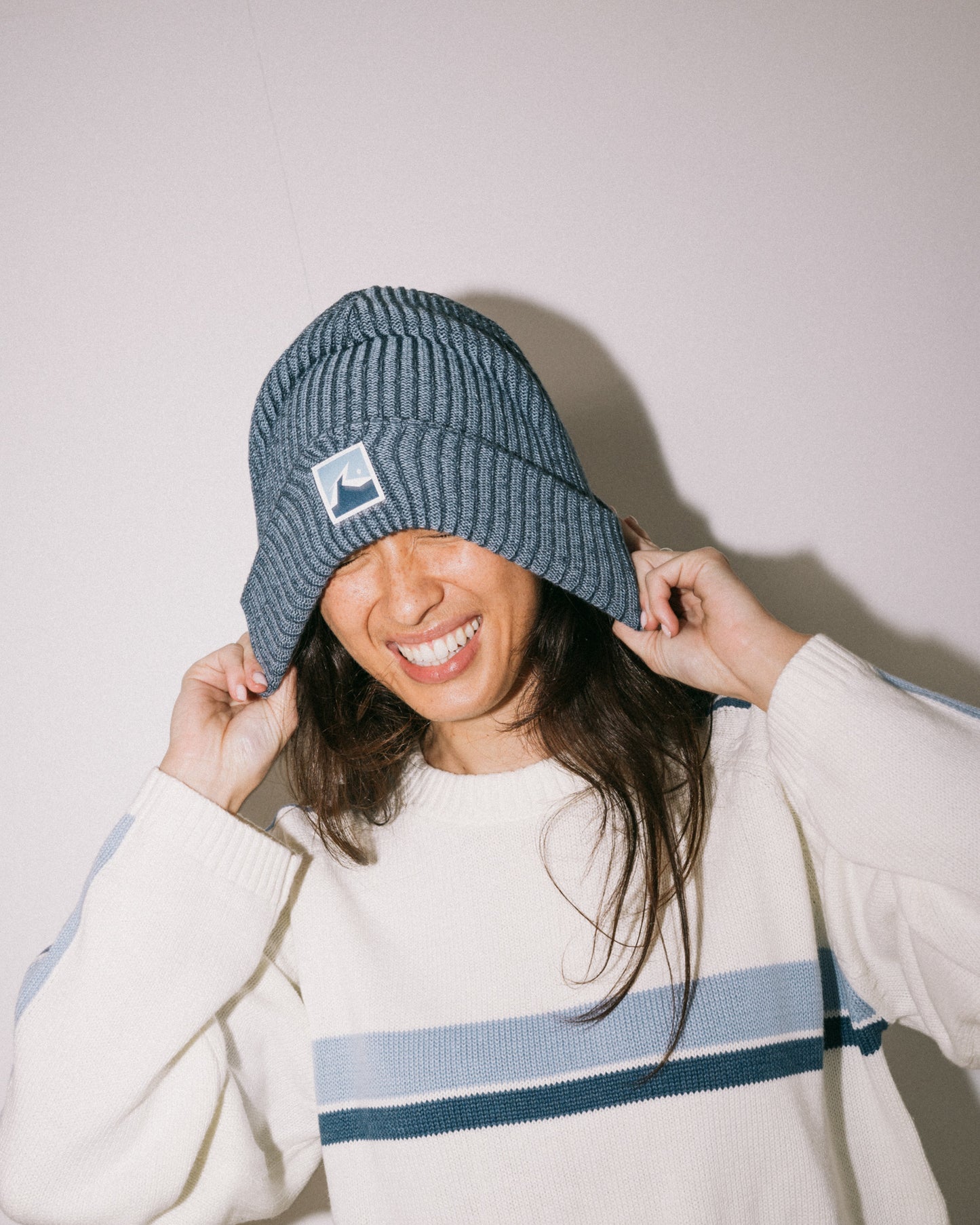 Gorro Lana Rusty Tunnel Reversible Glacier Lake