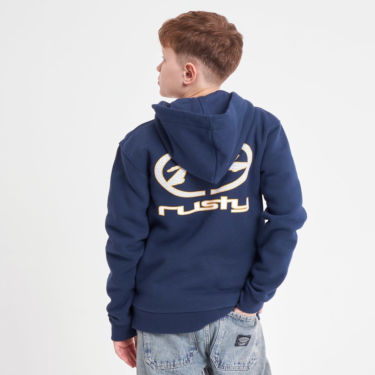 Campera Canguro Rusty Turbo Serie 2 Zh Jr Navy Blue