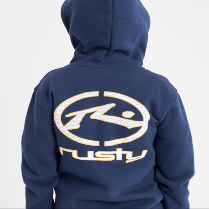 Campera Canguro Rusty Turbo Serie 2 Zh Jr Navy Blue