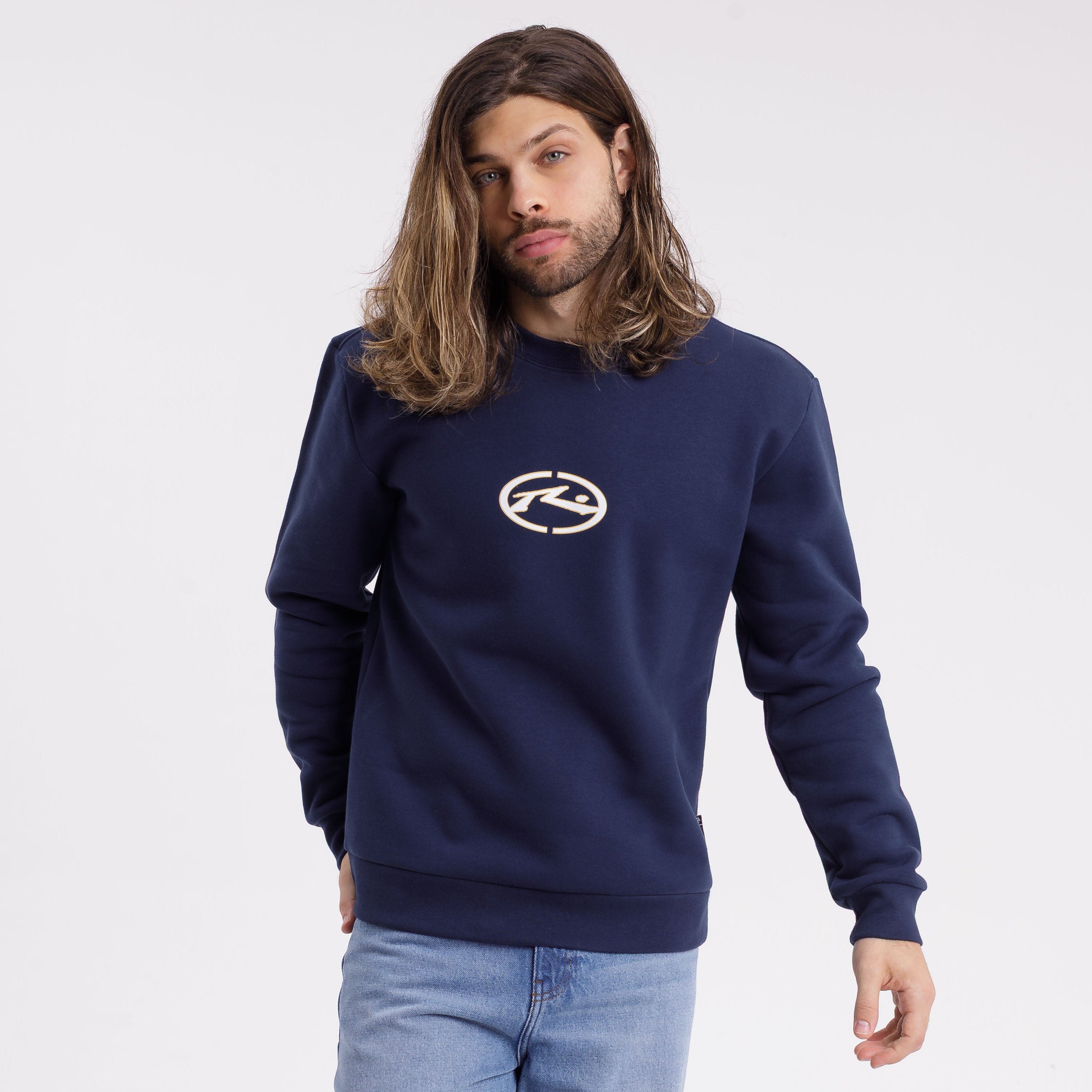 Buzo Rusty Turbo Serie 2 Crew Navy Blue